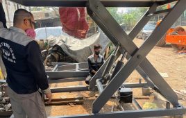 Gia Công Bàn Nâng Hạ Thủy Lực Chất Lượng Cao Tại Xưởng Cơ Khí Trọng Hoàng
